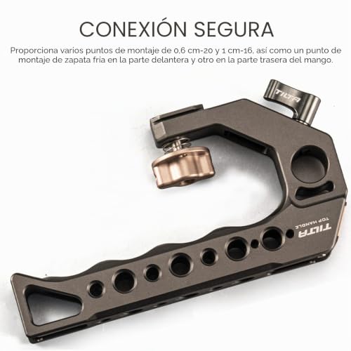 Mango Superior Tilta TA-QRTH-G de Liberación Rápida Universal Gris 6