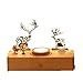 Produktbild Wivilly 3D Deer Dekoration Rotierende LED-Nachtlicht Haushalt Bluetooth Lautsprecher Kreative Romantischen Geburtstag Liebhaber Kann Angepasst Werden,a
