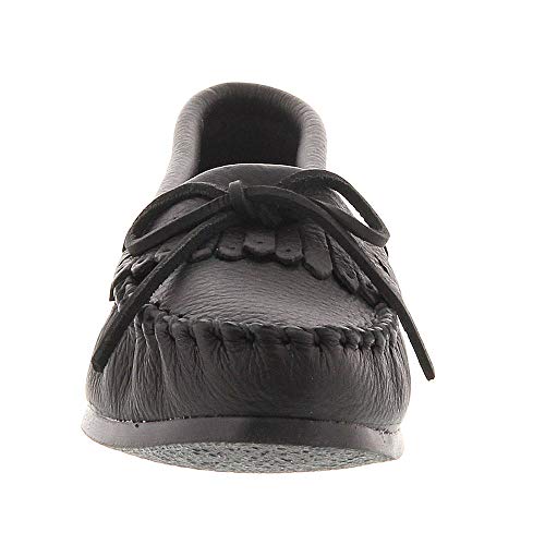 Minnetonka Women's Deerskin Leather Kiltie Moccasins #TOP23