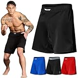 Pantalones Cortos de Lucha para Hombre, Color Negro, Jack UFC, para Artes Marciales Mixtas, BJJ, No Gi, Grappling, jiu Jitsu, Negro -, Medium