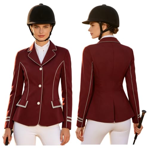 Veste d'équitation pour dames parfaite en concours et cavalerie