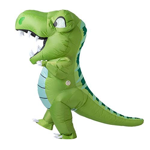 Buy Inflatable Costume Dinosaur Full Body Dinosaur Air Blowup Deluxe Halloween Costume Adult