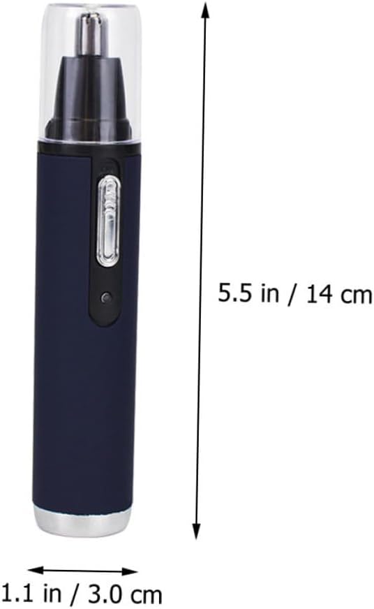 Portable Electric Nose Hair Remover Trimmer Painless Precision Ear and Facial Hair Cleaner for Home Use Low Power Consumption Personal Grooming Tool with Lightweight Compact Design
