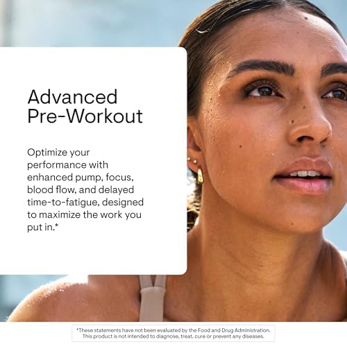 THORNE - Advanced Pre-Workout - Pre-Workout Powder Supplement with Amino Acids, Naturally Derived Caffeine, Alpha GPC & Beta-Alanine - Rainbow Sherbet - NSF Certified for Sport - 20 Servings - 2