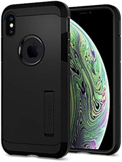 Spigen Tough Armor case compatible with iPhone XS compatible with iPhone X - Black