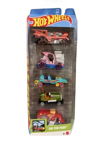 Hot Wheels 2017 HW City Works 5-Pack: Die-Cast Vehicles - 5 Count - Ages 3+