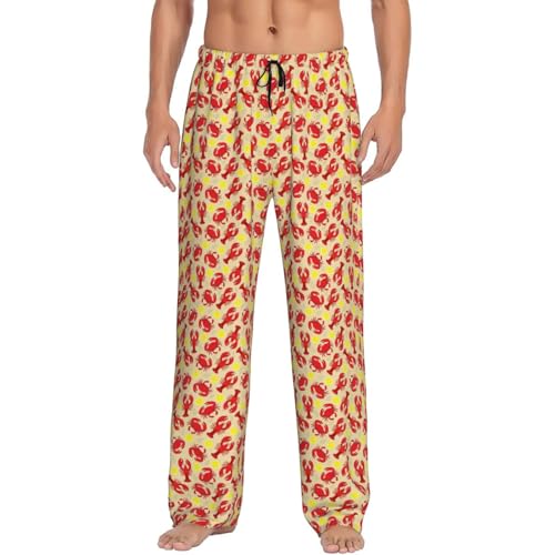 Pantalon de pyjama homme respirant contre la chaleur nocturne