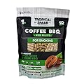 Tropical Spark Coffee Wood Pellets | Perfect for BBQ, Smoking, Grilling, Bake, Roast and Braise | Premium 100% All-Natural | 1 lb. Bag