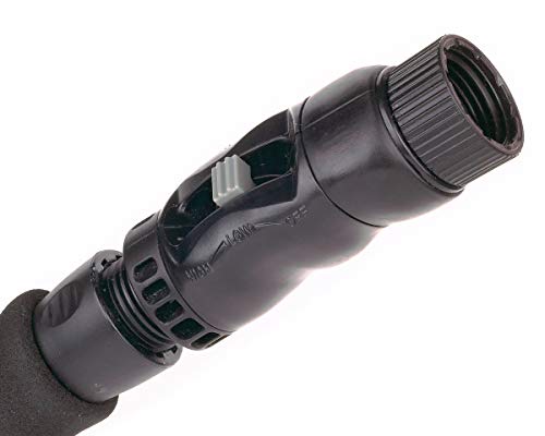 Carrand 93984 10" Flow-Thru Suds-N-Go Bi-Level Wash Brush With 71" Extension Pole - Thumbnail 5