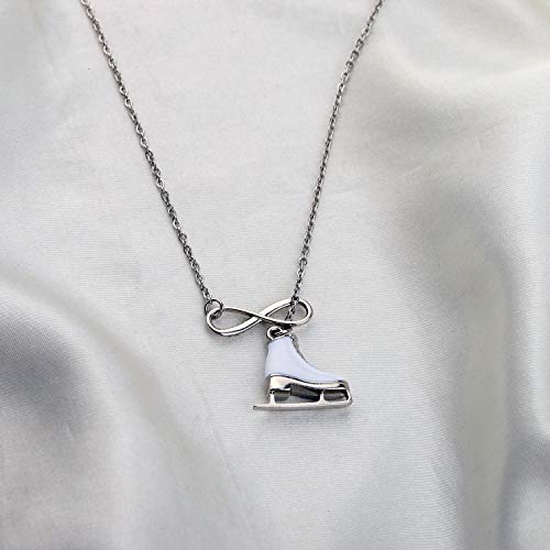 BNQL Skater Necklace Ice Skate Charm Pendant Necklace Sport Skater Jewelry Skate Lover Gift4