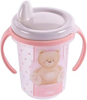 Caneca de Transição 330 ml Ursa, Plasútil, 008217-1830, Rosa