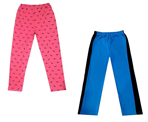 Image of indi weaves Boys and Girls Cotton Solid and Printed Pyjama /Pant /Trackpants