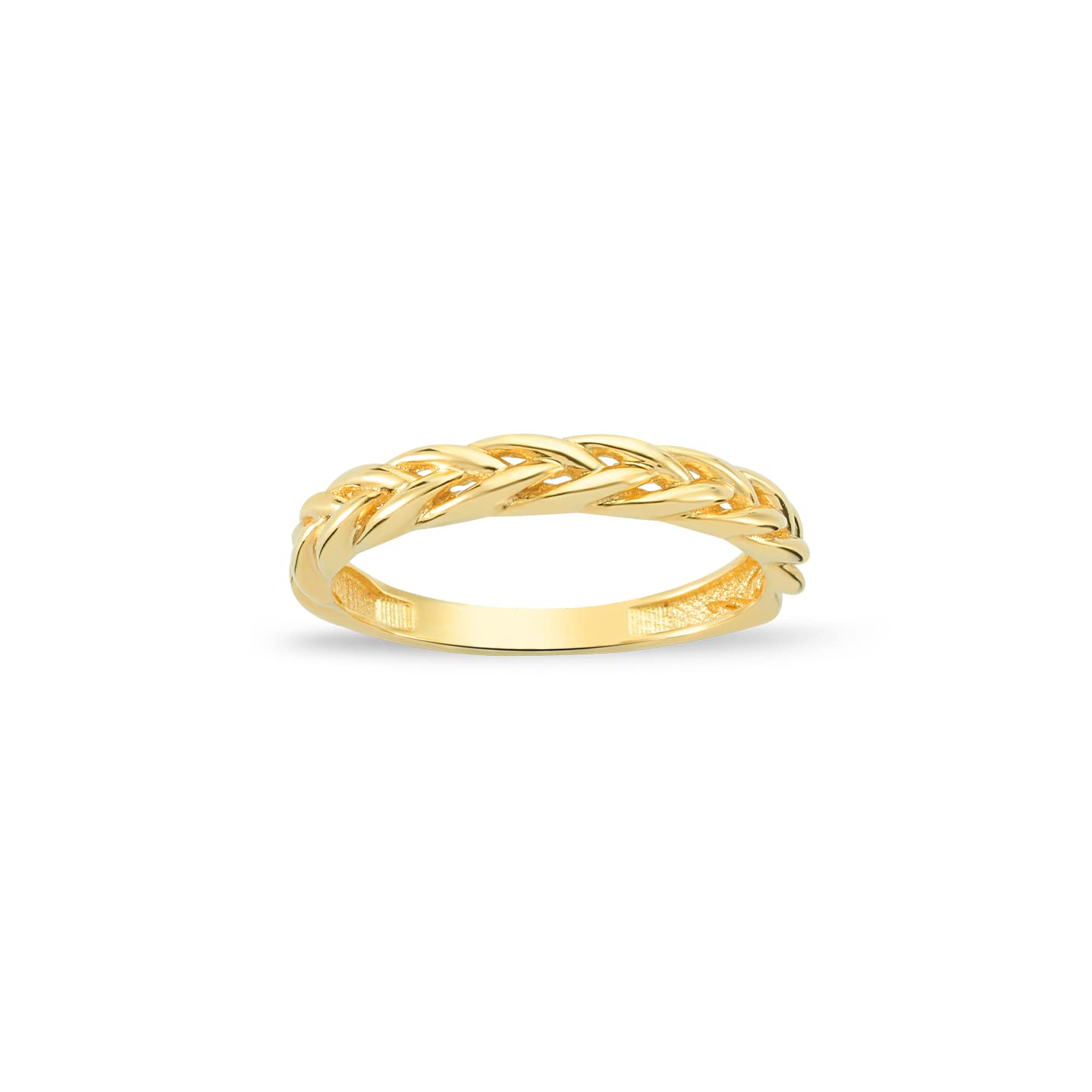 Gelin 14K Solid Gold Stackable Ring for Women