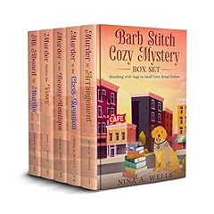 Barb Stitch Cozy Mystery Box Set (Books 1-5) Audiolibro Por Nina A. Wells arte de portada