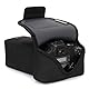 USA Gear DSLR Kameratasche/SLR Kamerahülse für Zoomobjektiv mit Neoprenschutz, Gürtelhalfter und Zubehörspeicher - Kompatibel mit Canon, Nikon, Sony, Olympus, Pentax und vielen Anderen - Schwarz