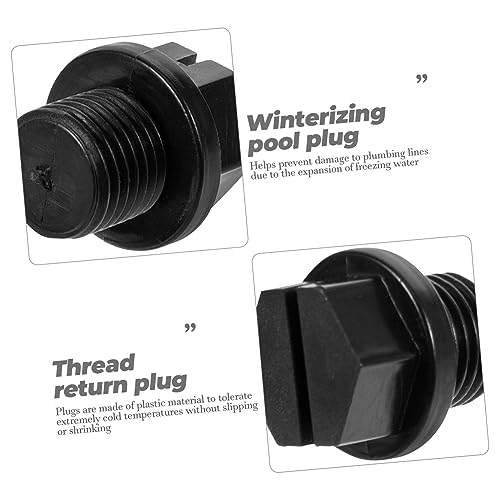 Didiseaon 2 Conjuntos De Bomba De Piscina Plugues De Filtro De Piscinas Plugues De Piscina De Plásti