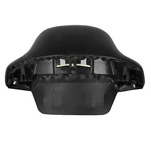 Xfmt Leather Pure Black King Tour Pack Wrap Around Trunk Backrest Fit Harley Touring Fl 2014-2022 #TOP1
