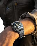 Pasek Nylonowy 26mm QuickFit Wzmocniony ze Stalowymi Złączami Compatible with Garmin Fenix 7X/6X/5X, Tactix 7, Epix Pro 51mm - Czarny
