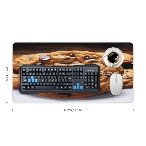 Base para mouse grande de caucho antideslizante estilo Chocolate Cookie miniatura 2