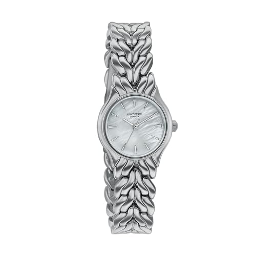 Image of Sonata Poze 9 with Quartz Analog with Solid Link Strap Watch for Women