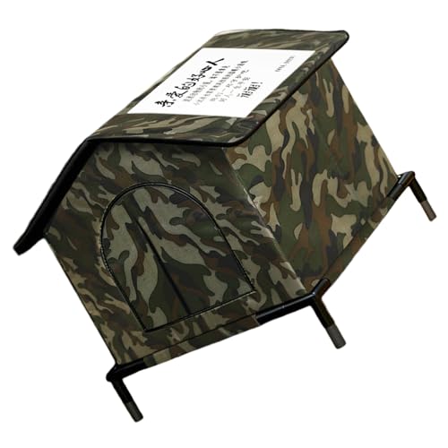 Abri pliable pour chats et chiens avec base surélevée imperméable - 2