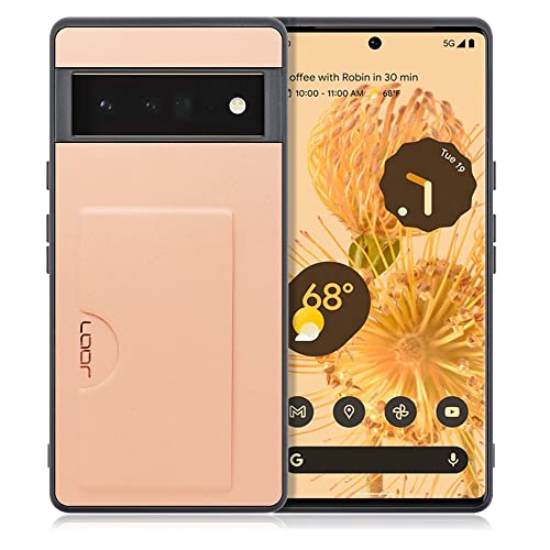 LOOF SKIN SLIM-SLOT U[ J[h[ X}zP[X for Google Pixel 6 Pro p P[X Jo[ w Xgbvz[ J[h|Pbg Vv ϏՌ ^ y leather [Ao[[Y]