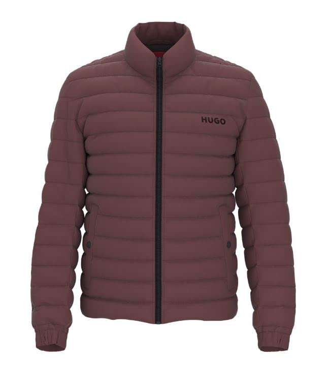 Image of HUGO Mens Lightweight Hooded Puffer Jacket