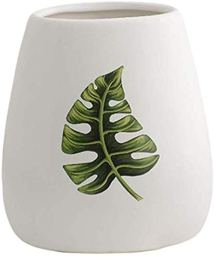 Vase céramique Flamingo blanc MU petit modèle art floral salon