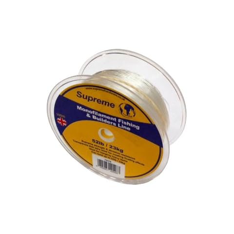 Supreme Monofilament Builders/Fishing Line - 100m - 52lb/23kg Cover