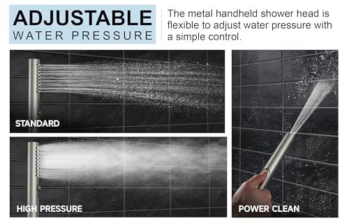Image of Lava Odoro Modern Rain Shower System Faucet Set, SF104-BN