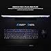 immagine 9GameSir GK300 Tastiera 2.4G da Gioco Meccanica Senza Fili, 104 Switches TTC Blu Anti-ghosting, Piastra Superiore in Lega di Alluminio con Supporto per Polso, per Windows PC/MacOS/Android/iOS