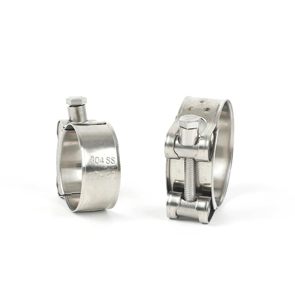 Colliers de serrage en acier inoxydable 304, 17-252 mm, fixations pour tuyaux de carburant/eau pour usage automobile, diamètres 20 mm et 22 mm.