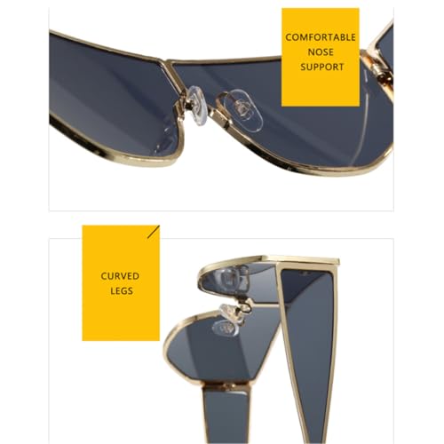 Lunettes de soleil Polygon luxe avec finition steampunk élégante