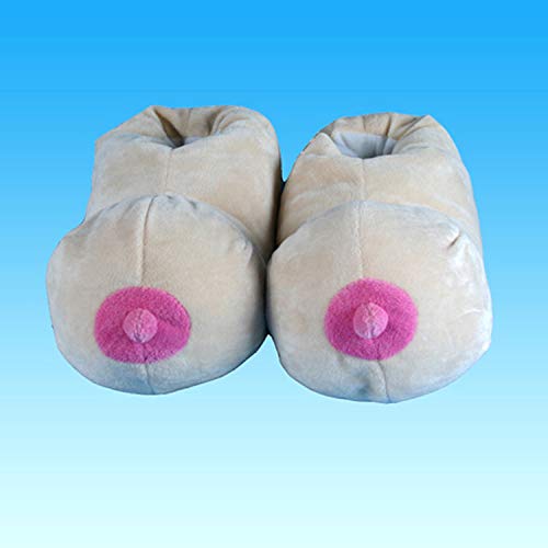 Chloefairy Funny Slippers for Women Men Unisex Adult Plush Slipper House Slippers Novelty Slippers Gag Gifts for Adults Funny2