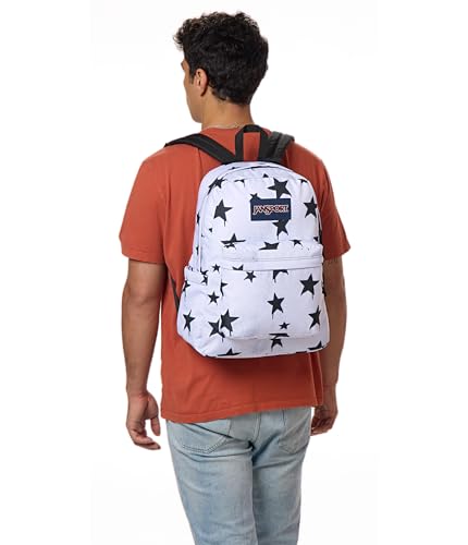 JanSport SuperBreak Plus Backpack – 15 Inch Laptop Sleeve, Sprayed Stars - image 6