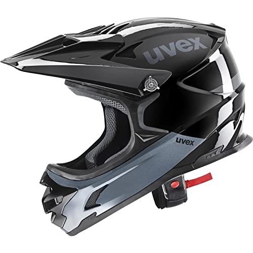 Casco MTB uvex hlmt 10 robusto de color negro gris en talla de 58-60 cm