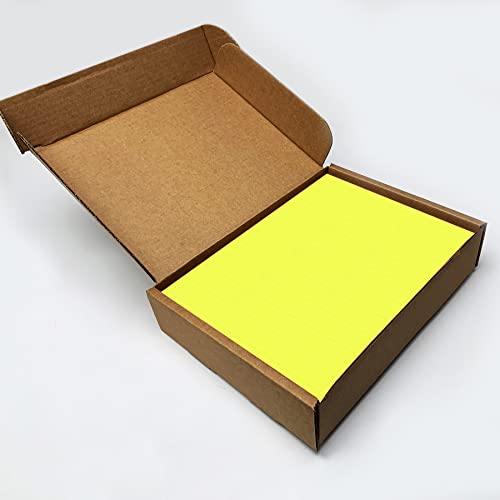 Blanks Labels Fluorescent Green Fba & Mailing Labels From Blank Labels - 2-5/8" X 1" (2.625 X 1) - 30 Labels Per Sheet #TOP1