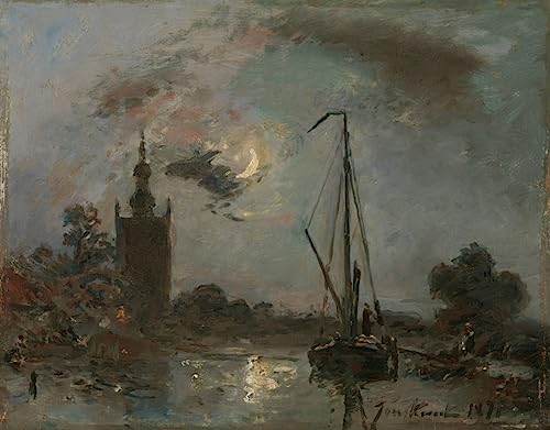 Peinture sur Toile Johan Barthold Jongkind pour Chambre Coucher