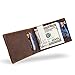 Produktbild A.P. Donovan - Geldbörse Leder Herren braun | Portemonnaie mit Geldklammer | Echtleder Geldbeutel und Kreditkartenetui