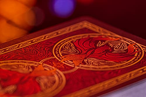 Bicycle Fyrebird Playing Cards Red #TOP4