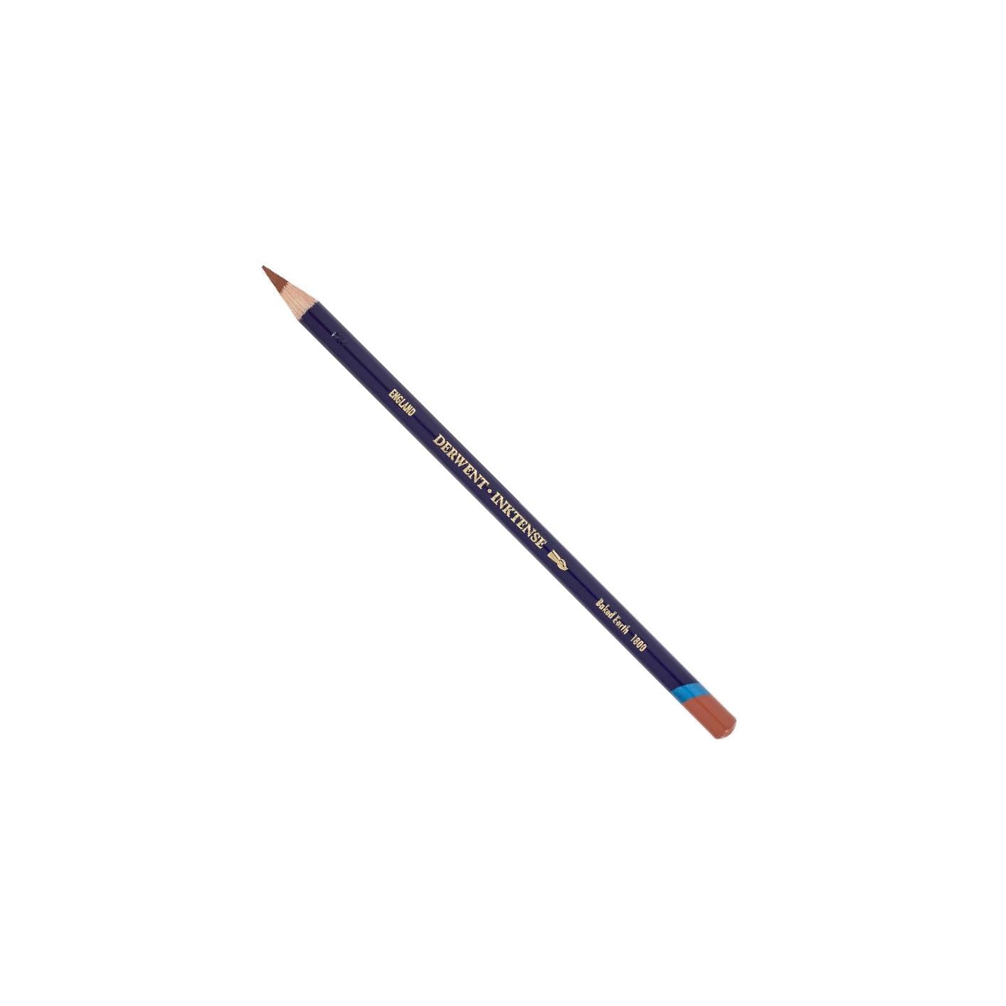 Derwent Inktense Permanent Watercolour Single Pencil, Baked Earth (1800), 4mm Premium Core Strength, Water-Soluble, Ideal for Drawing, Colouring & Painting on Paper & Fabric, Professional Quality (0700920) — image 1