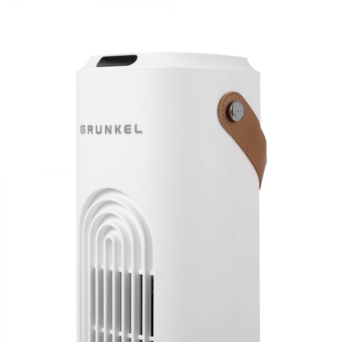 Grunkel Torre de Ventilación de 50W TF-DSG | 4 Velocidades | 3 Modos Normal/Natural/Sueño | Oscilación Electrónica | Temporizador 1-7h | Mando a Distancia | 93 cm (Blanco)