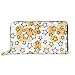 Produktbild JHGFG Mode Handtasche Reißverschluss Brieftasche Muster Abstrakt Stern Modernes Design Telefon Kupplung Geldbörse Abendkupplung Blockieren Leder Brieftasche Multi Card Organizer