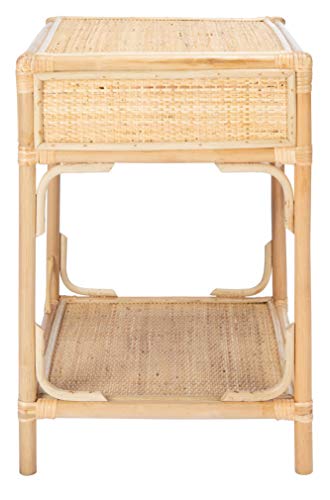SAFAVIEH Roya Nightstand with Rattan Drawer