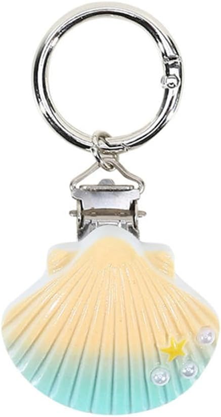 Travel Hat Clip, an Essential Accessory for Handbags, Backpacks, Luggage and Wallets, Practical Gadgets for Beach Cruises,Colored Shells