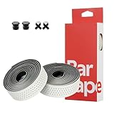Hoppipola Road for Bike Lenkerband mit Strukturiertem perforiertem Design, atmungsaktiver und Rutschfester Griff, Eva-Schaumschicht mit PU-Material, 3 cm Breite x 210 cm Länge