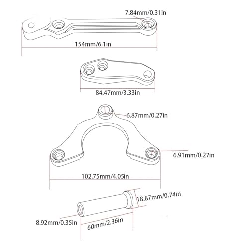 Kit fixation amortisseur direction Z900 accessoires moto 2018 - 3