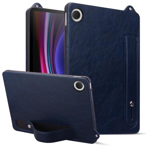 Housse Samsung Galaxy Tab A11 Plus pour travailler au bureau en bleu