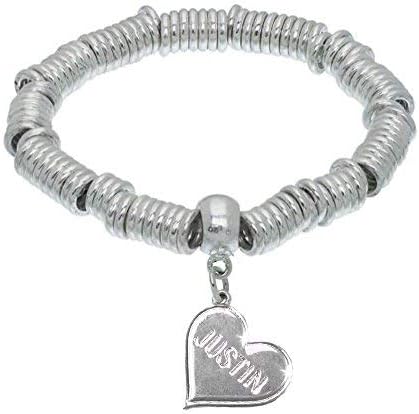 Justin Bieber Loop Charm Bracelet