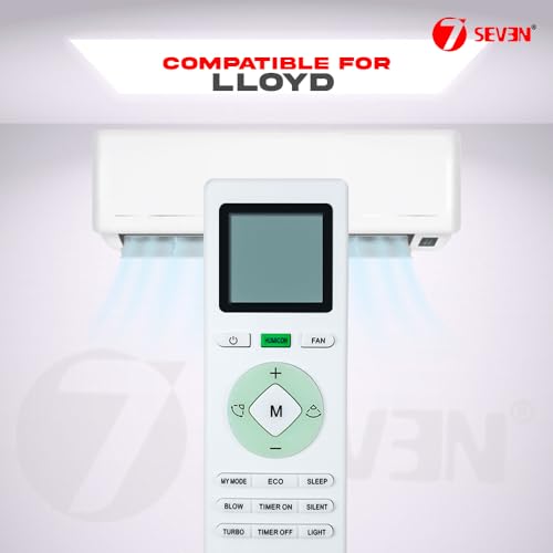 Image of 7SEVEN Compatible with Lloyd AC Remote Control Model 233A Suitable for 1 1.5 2 Ton Spilt and Window Air Conditioner - Match Keys Exactly with Existing Remote Controller